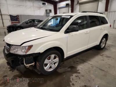 2014 Dodge JOURNEY SE, white — VIN 3C4PDCAB7ET134938, Copart
