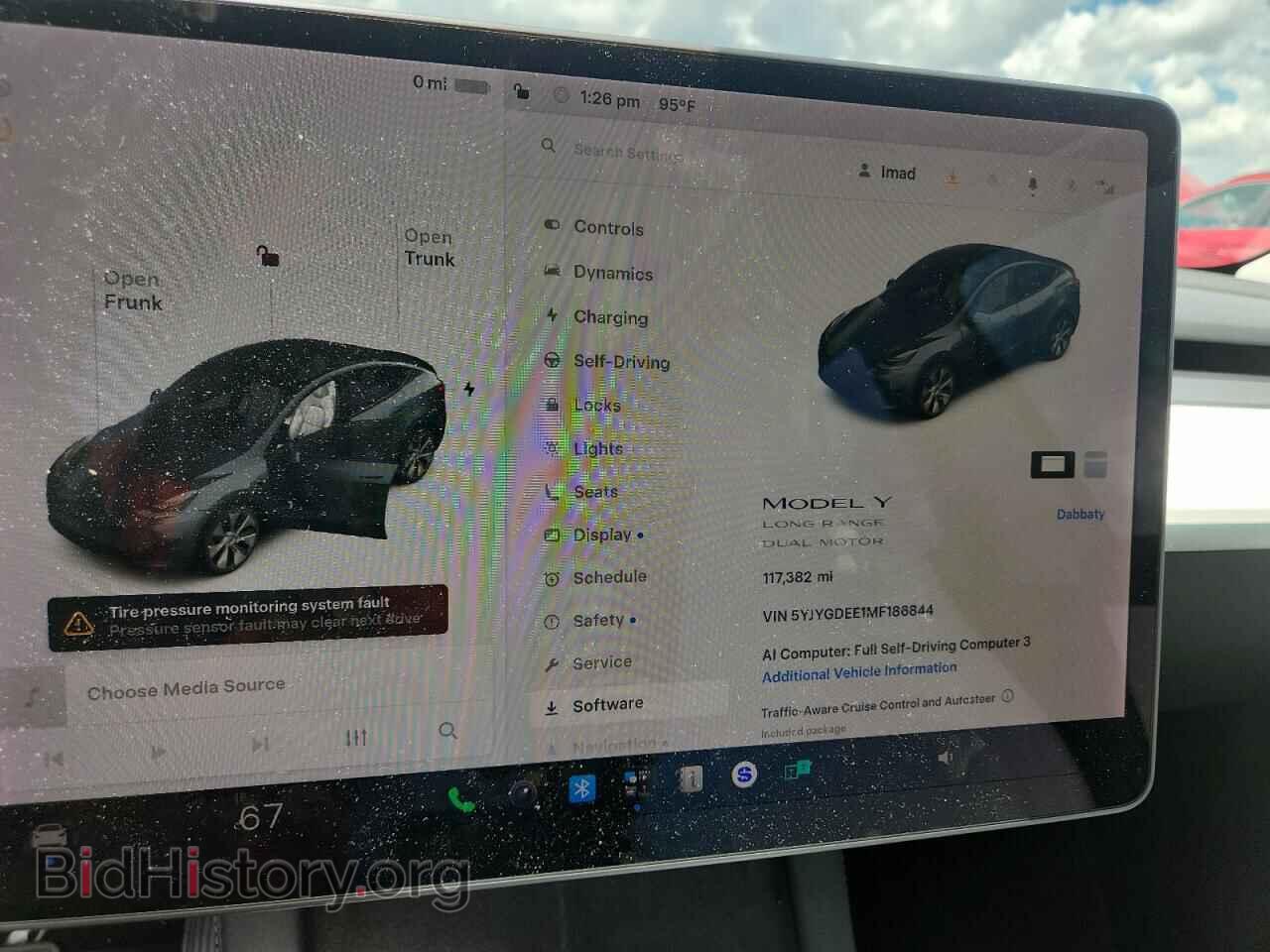 2021 TESLA MODEL Y - VIN: 5YJYGDEE1MF186844 - Photo 9