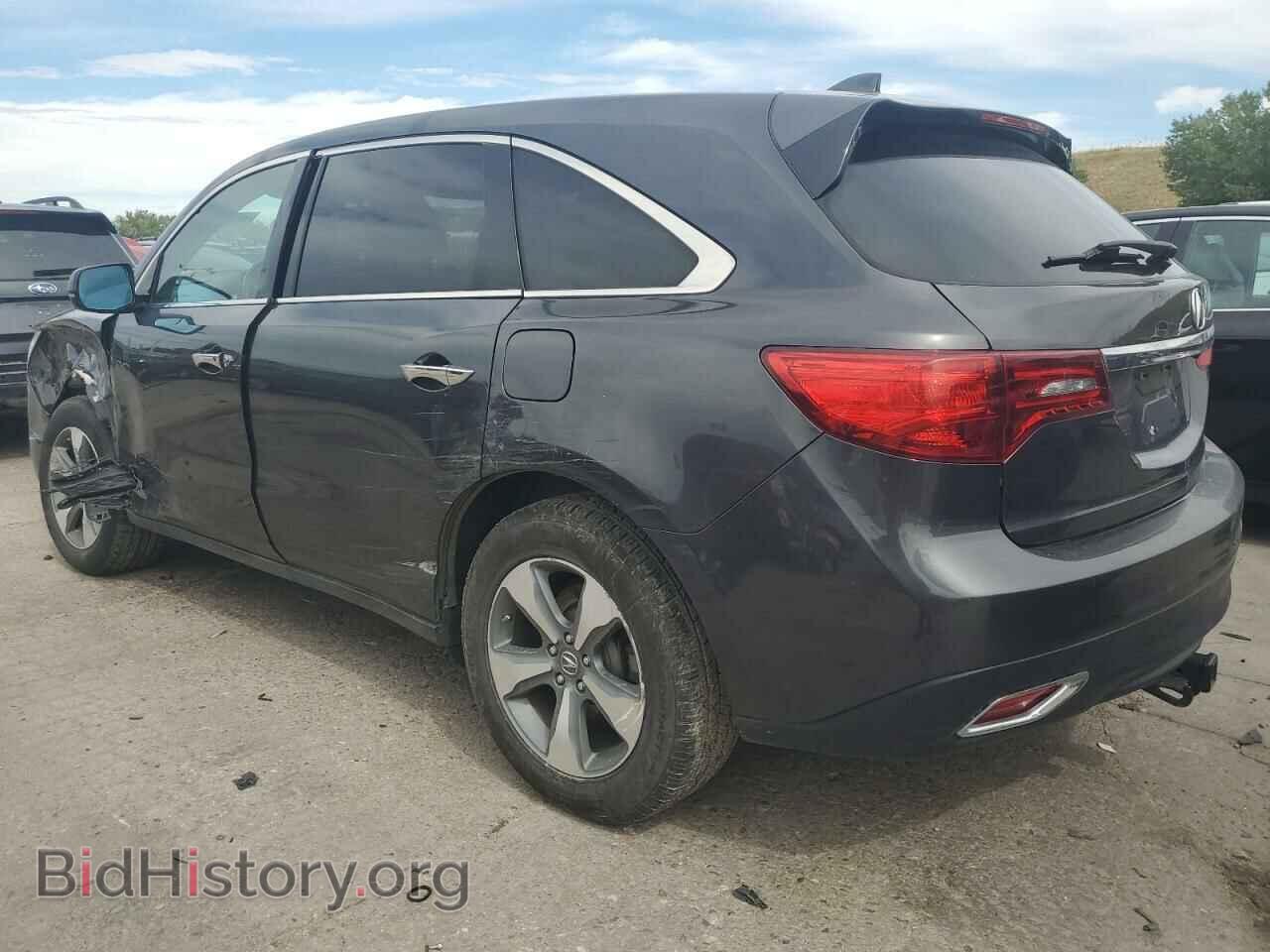 2016 ACURA MDX - VIN: 5FRYD4H27GB020129 - Фото 2