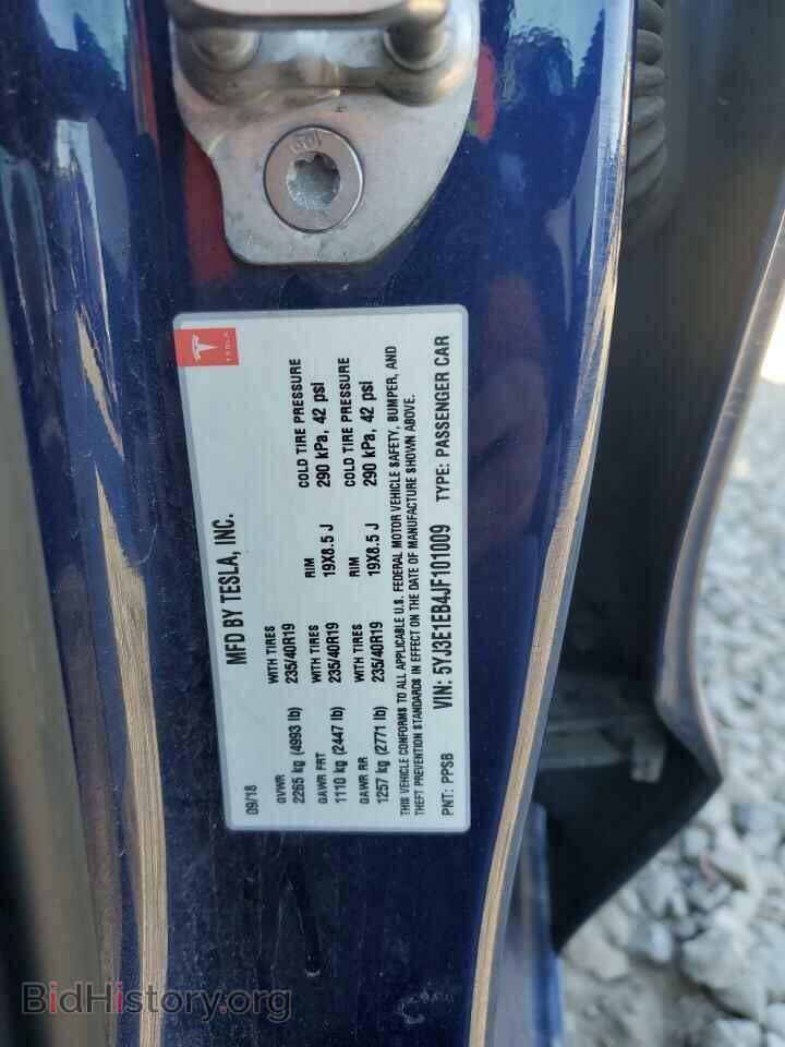 2018 TESLA MODEL 3 - VIN: 5YJ3E1EB4JF101009 - Фото 12