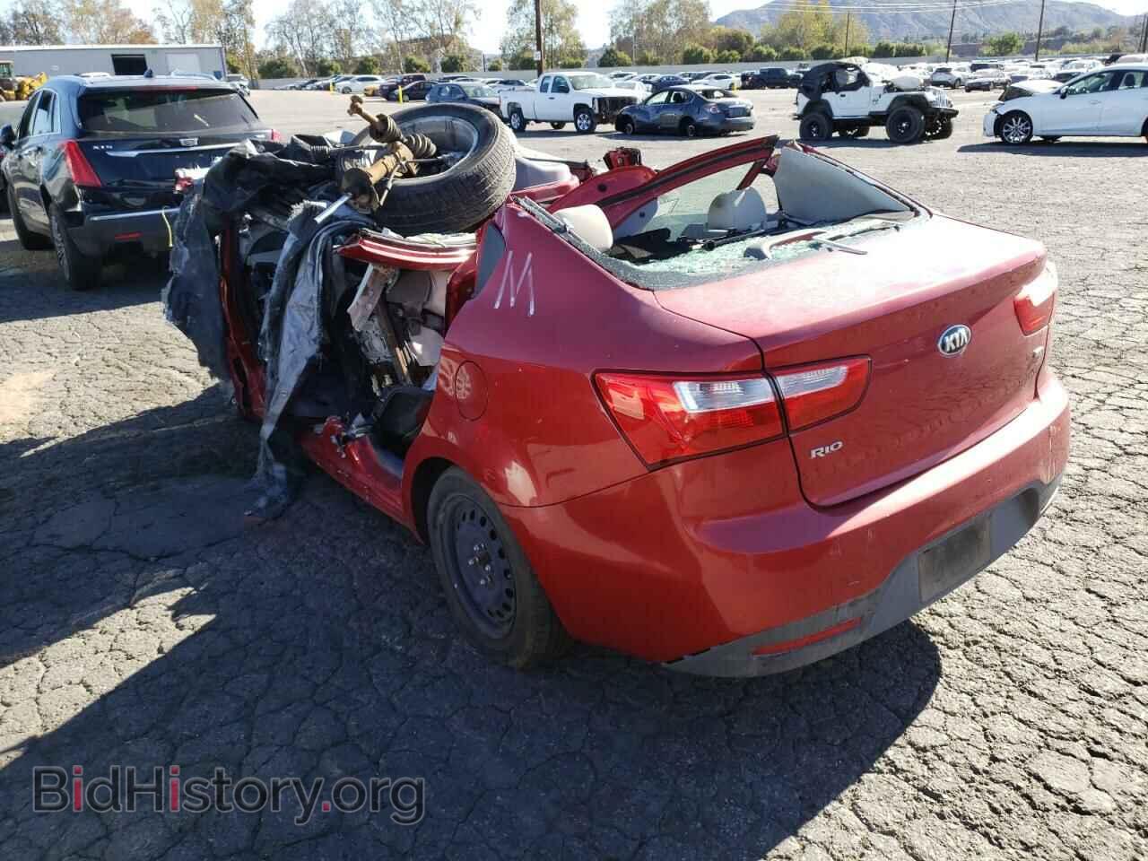 2014 KIA RIO - VIN: KNADM4A37E6351642 - Фото 2