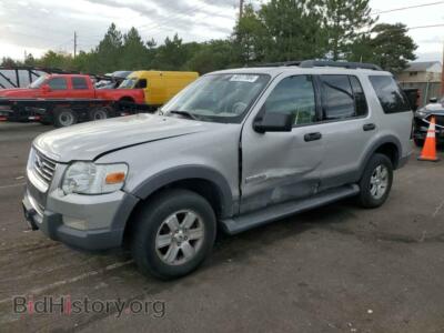 2006 Ford EXPLORER XLT, silver — VIN 1FMEU73E36ZA04506, Copart