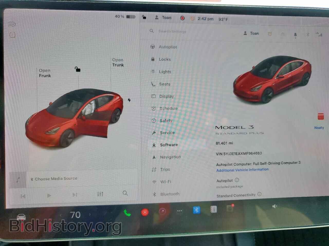 2021 TESLA MODEL 3 - VIN: 5YJ3E1EAXMF964683 - Photo 9
