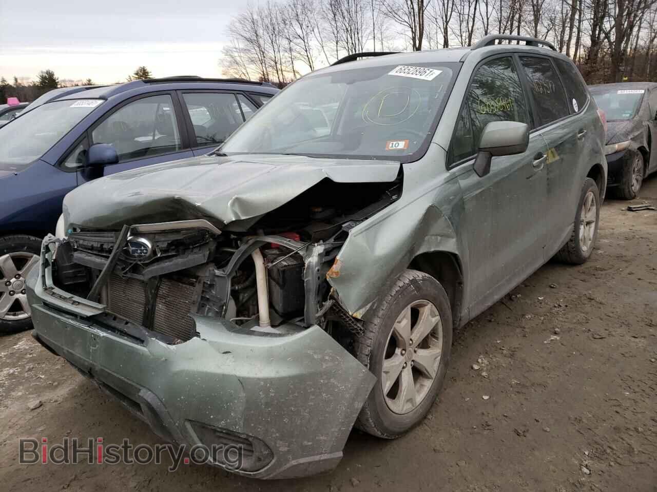 2014 SUBARU FORESTER - VIN: JF2SJAEC3EH524140 - Фото 2