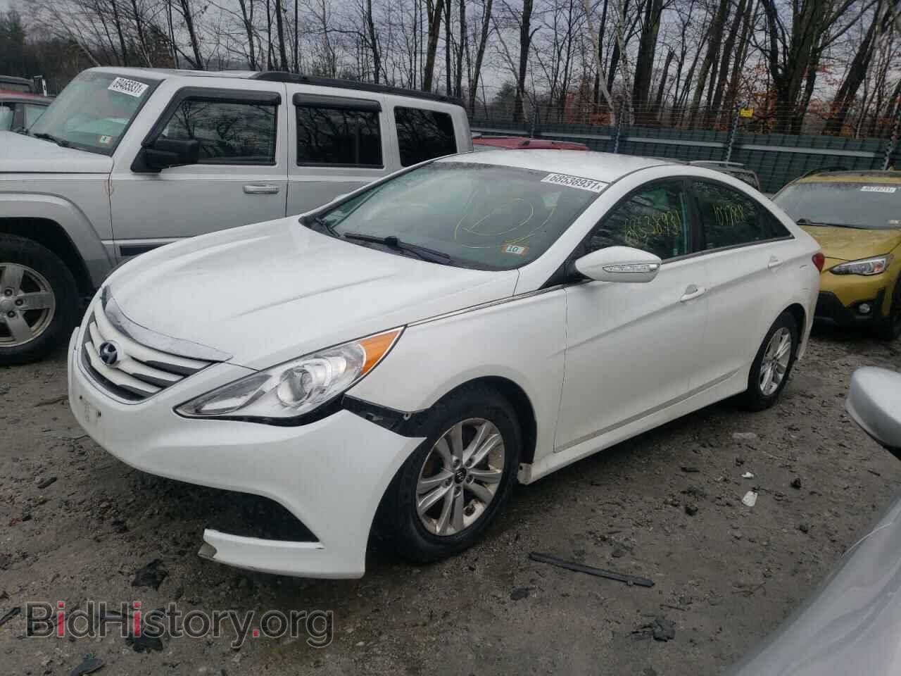 2014 HYUNDAI SONATA - VIN: 5NPEB4AC0EH837714 - Фото 2