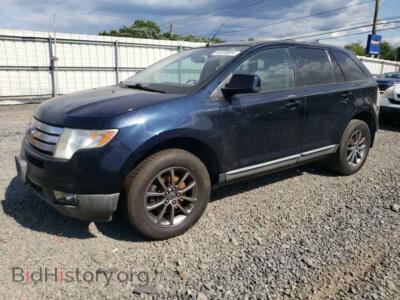 2008 Ford EDGE SEL, синий — VIN 2FMDK48C38BB44584, Copart