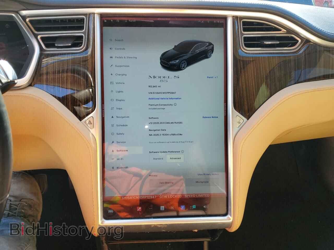 2013 TESLA MODEL S - VIN: 5YJSA1CN1DFP12947 - Фото 9