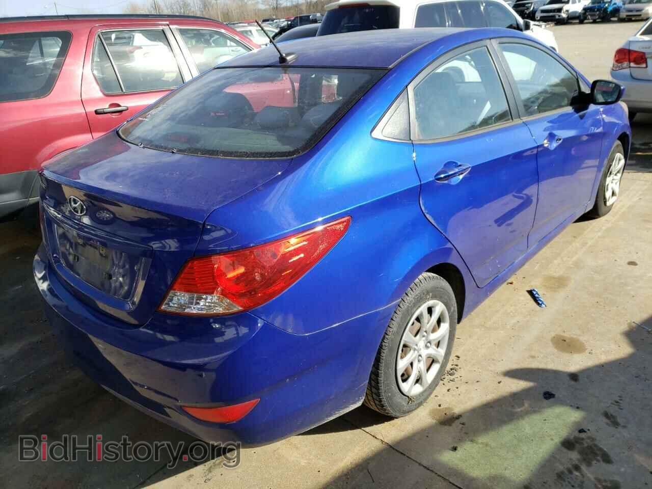 2013 HYUNDAI ACCENT - VIN: KMHCT4AE6DU554742 - Фото 4