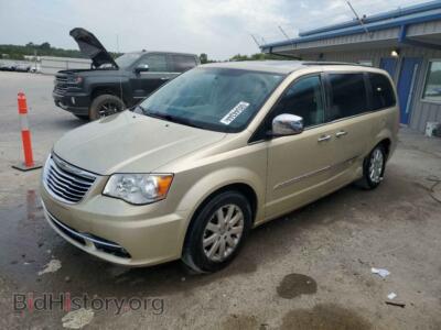 2011 Chrysler MINIVAN TOURING L, gold — VIN 2A4RR8DG1BR714399, Copart