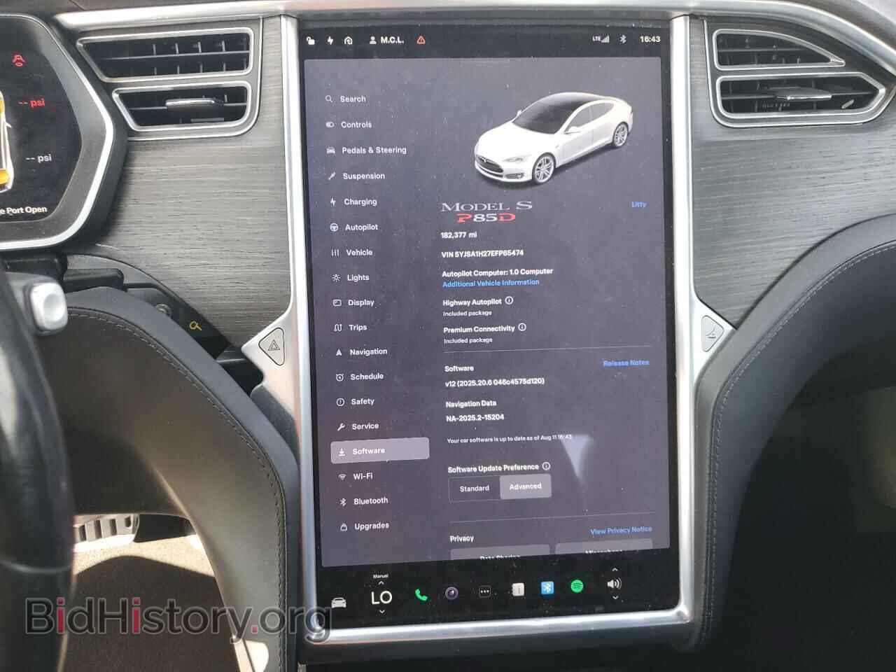 2014 TESLA MODEL S - VIN: 5YJSA1H27EFP65474 - Photo 9