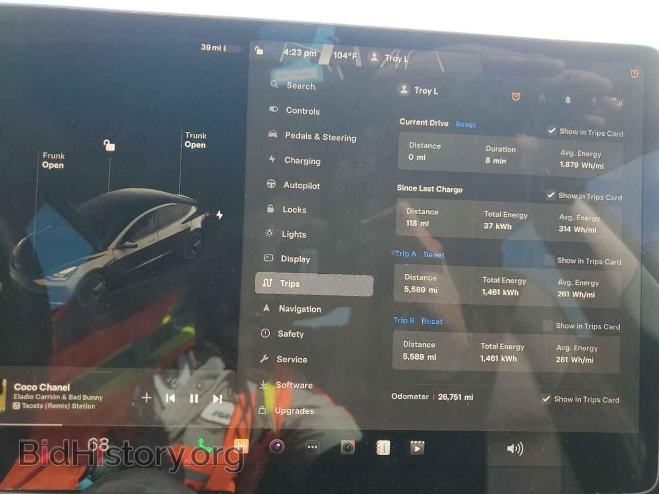 2023 TESLA MODEL 3 - VIN: 5YJ3E1EA4PF453751 - Фото 9