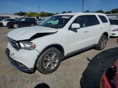 2016 Dodge DURANGO Limited, white — VIN 1C4RDHDG3GC455497, Copart