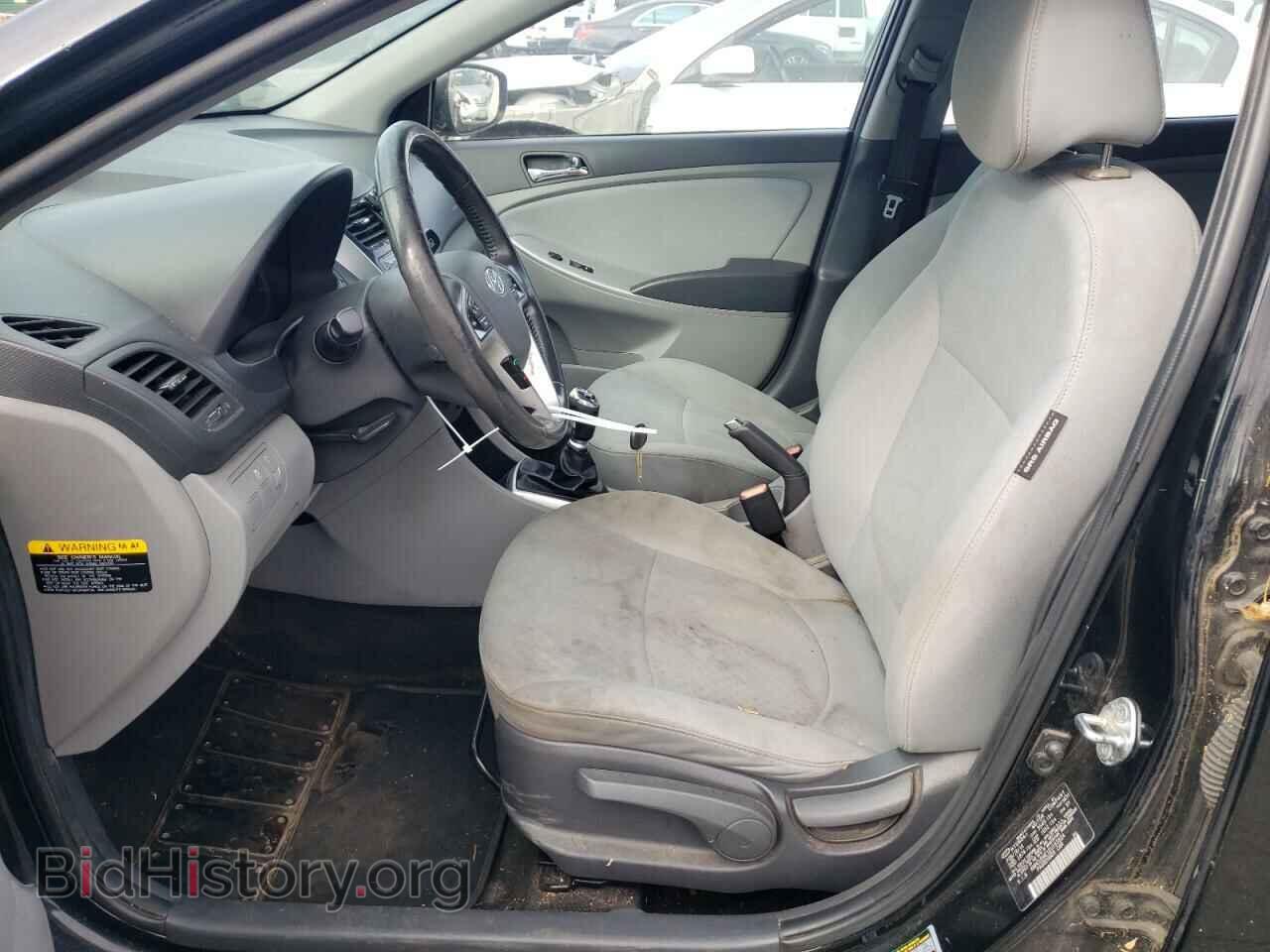 2014 HYUNDAI ACCENT - VIN: KMHCU5AE1EU163924 - Фото 7