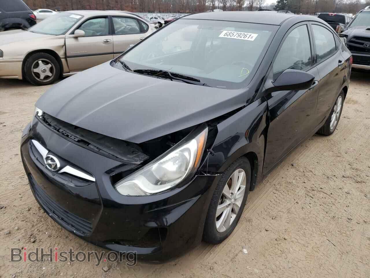 2013 HYUNDAI ACCENT - VIN: KMHCU4AE8DU494606 - Фото 2