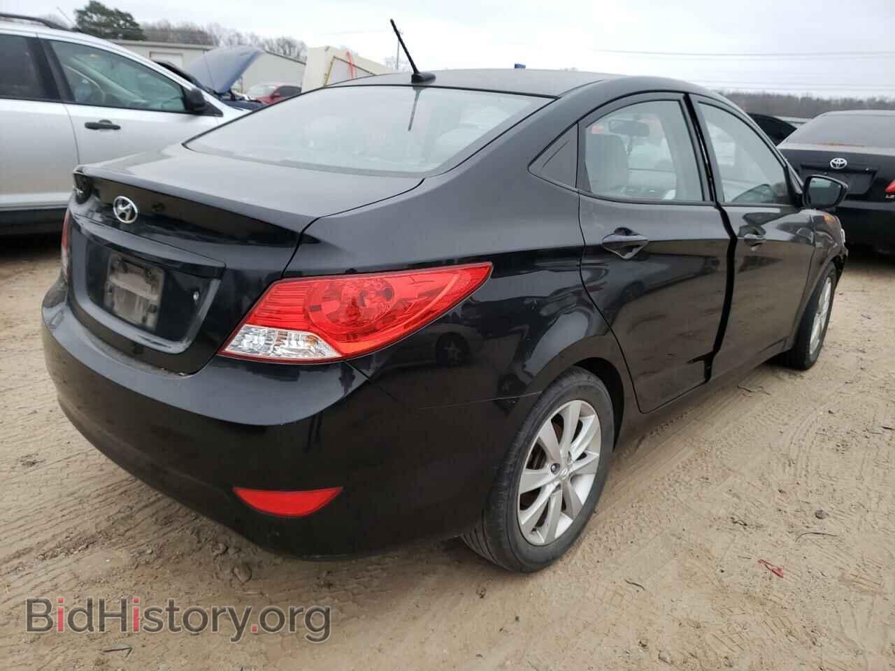 2013 HYUNDAI ACCENT - VIN: KMHCU4AE8DU494606 - Фото 4