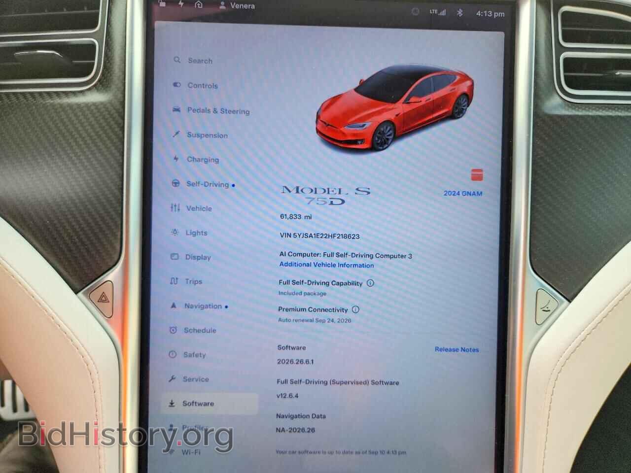 2017 TESLA MODEL S - VIN: 5YJSA1E22HF218623 - Photo 9
