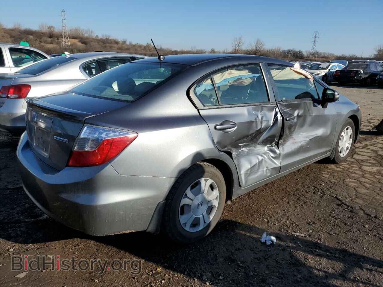2012 HONDA CIVIC - VIN: JHMFB4F21CS009186 - Фото 3