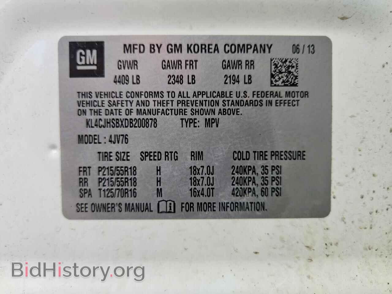 2013 BUICK ENCORE - VIN: KL4CJHSBXDB200878 - Photo 14