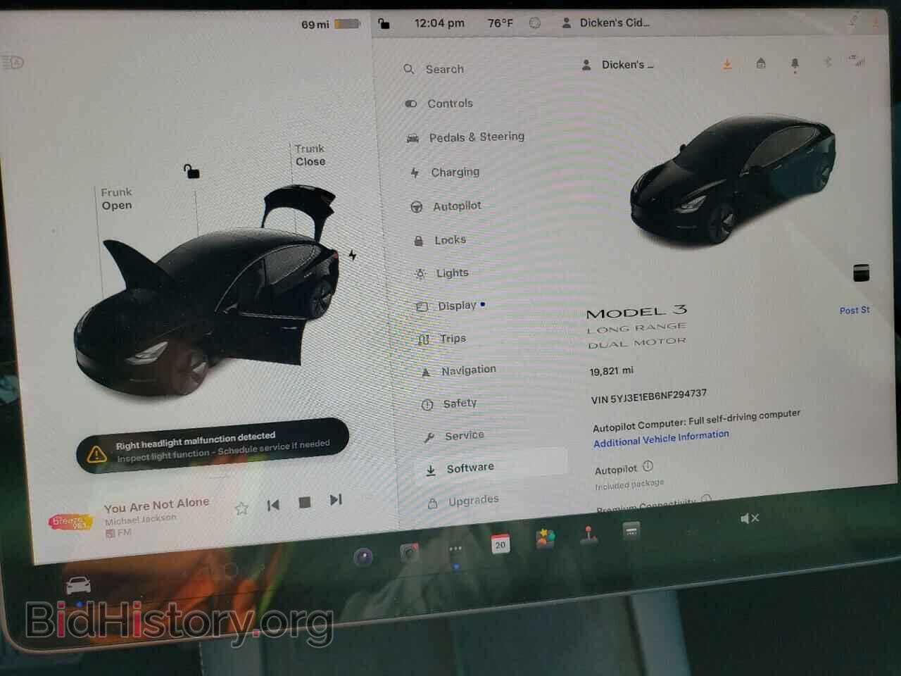 2022 TESLA MODEL 3 - VIN: 5YJ3E1EB6NF294737 - Photo 9