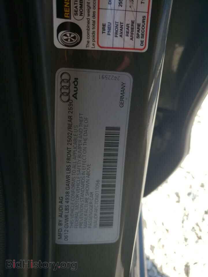 2013 AUDI A6 - VIN: WAUDFAFC7DN011056 - Фото 12