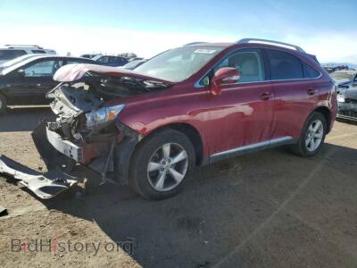 2012 Lexus RX350 RX 350, red — VIN 2T2BK1BA7CC122441, Copart