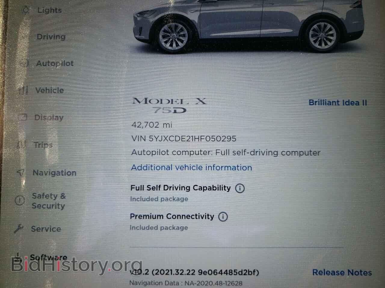 2017 TESLA MODEL X - VIN: 5YJXCDE21HF050295 - Photo 8