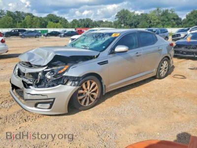 2015 Kia OPTIMA EX, silver — VIN 5XXGN4A72FG422250, Copart