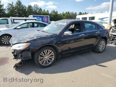 2013 Chrysler 200 200 Limite, черный — VIN 1C3CCBCG7DN602643, Copart