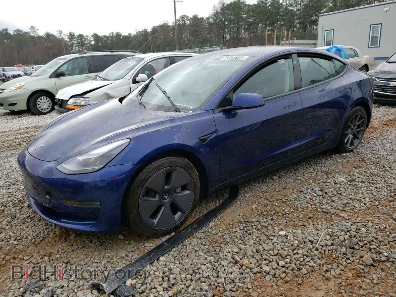 Photo 5YJ3E1EA3NF188737 - TESLA MODEL 3 2022
