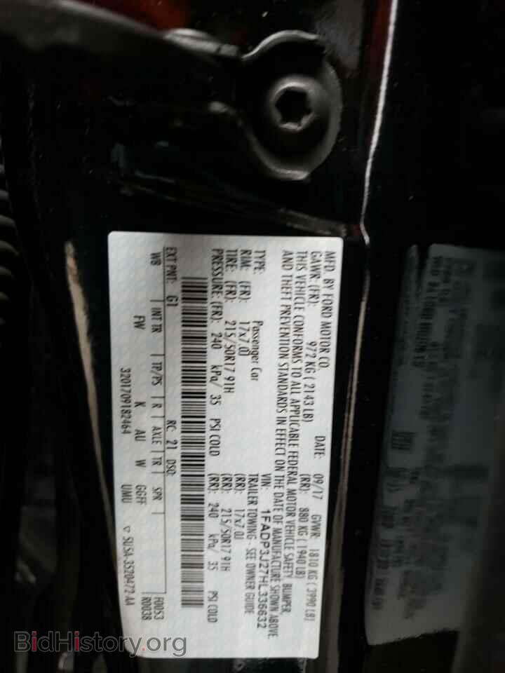 2017 FORD FOCUS - VIN: 1FADP3J27HL336632 - Фото 10