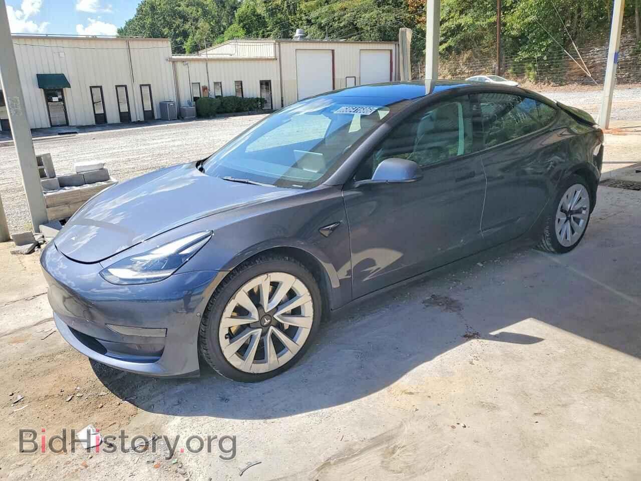 Photo 5YJ3E1EA2NF370039 - TESLA MODEL 3 2022