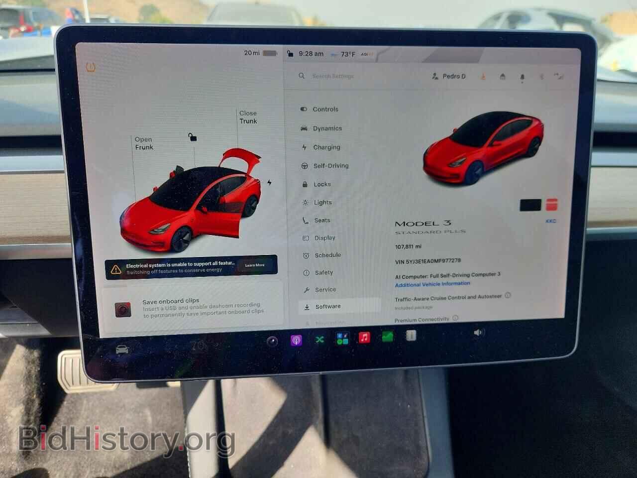 2021 TESLA MODEL 3 - VIN: 5YJ3E1EA0MF977278 - Photo 9