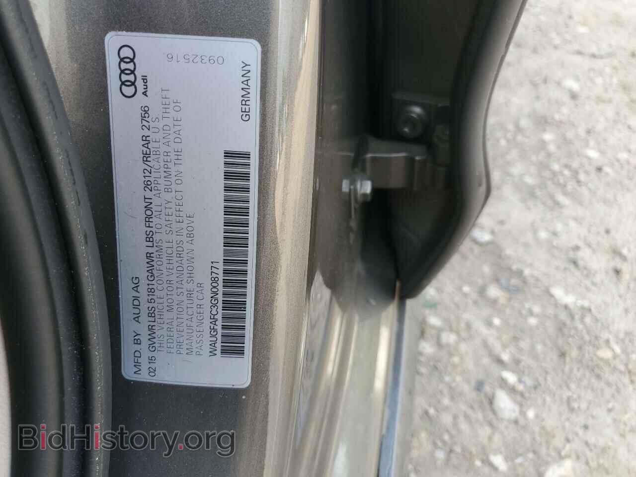 2016 AUDI A6 - VIN: WAUGFAFC3GN008771 - Фото 12