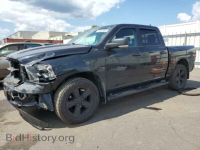 2018 RAM 1500 SLT, black — VIN 1C6RR7LT9JS163450, Copart