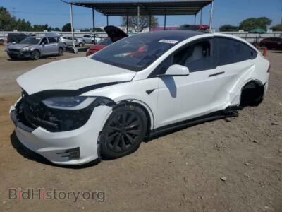 2017 Tesla MODEL X, белый — VIN 5YJXCBE25HF035142, Copart