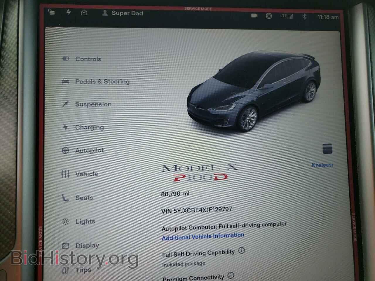 2018 TESLA MODEL X - VIN: 5YJXCBE4XJF129797 - Photo 9