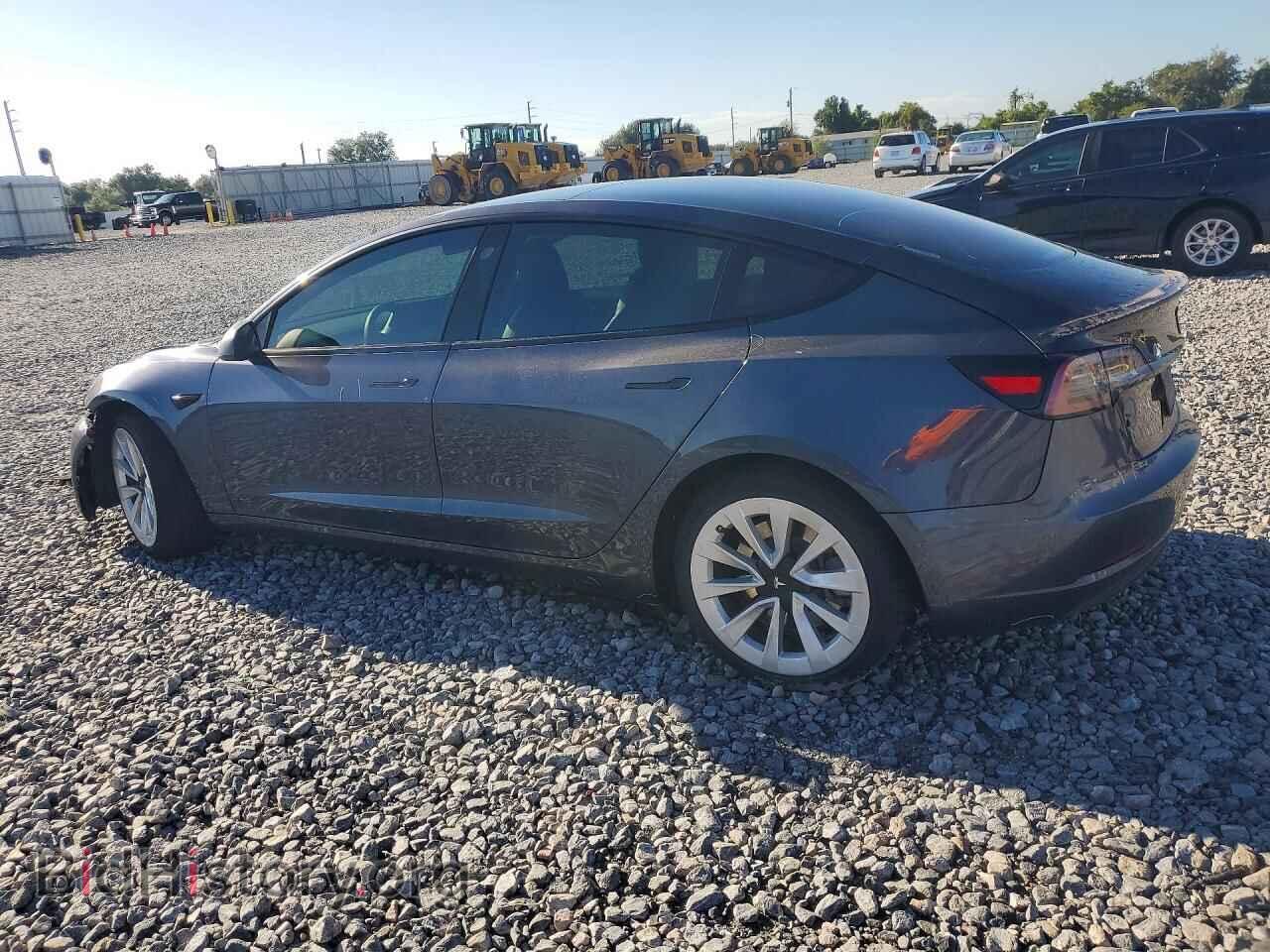 2022 TESLA MODEL 3 - VIN: 5YJ3E1EB6NF191074 - Фото 2