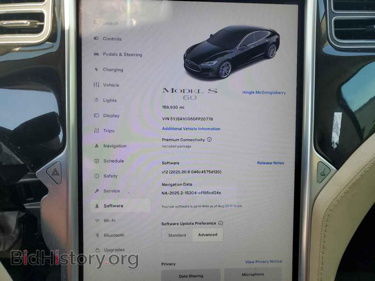 2013 TESLA MODEL S - VIN: 5YJSA1CG5DFP20776 - Photo 9