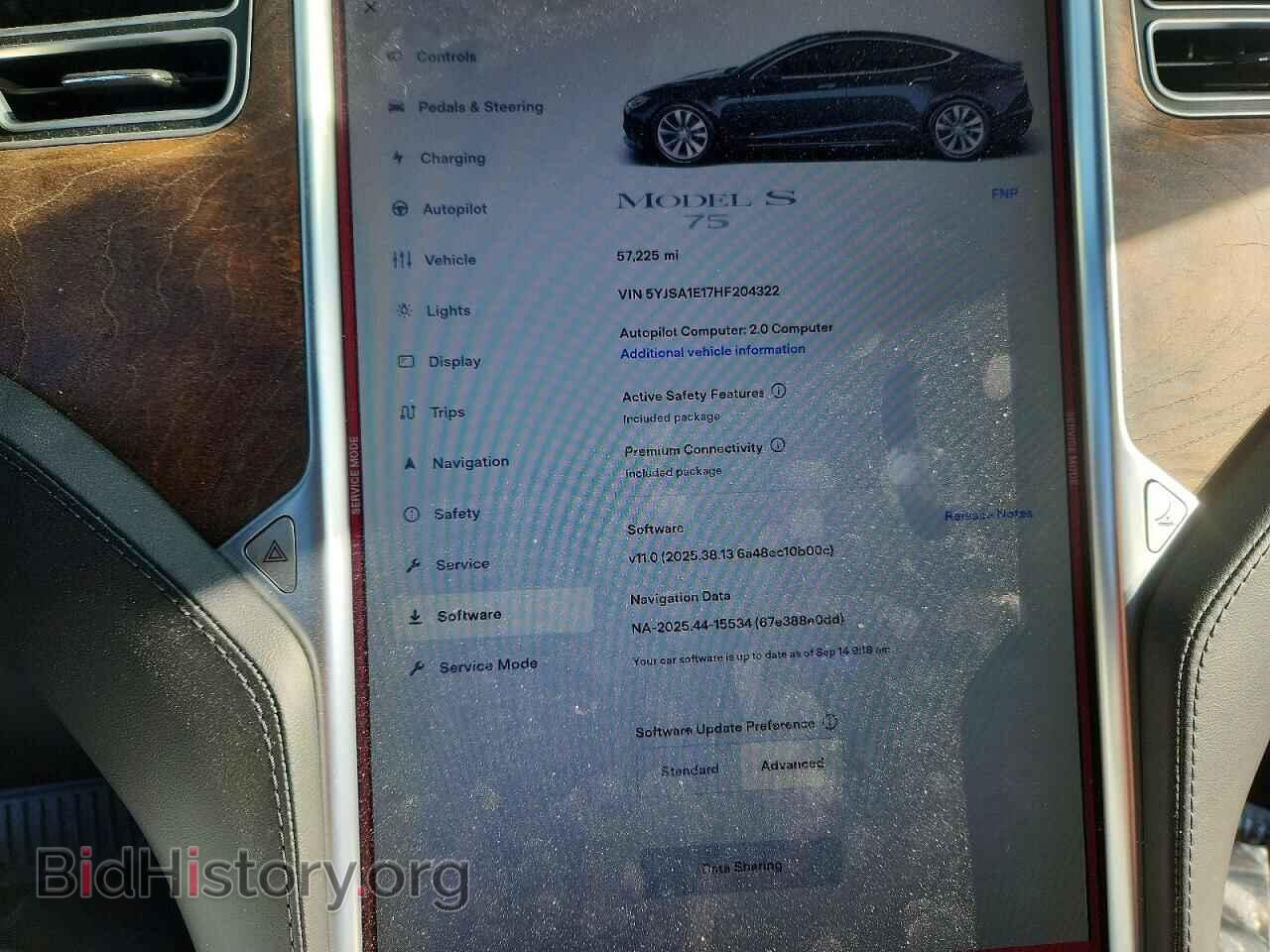 2017 TESLA MODEL S - VIN: 5YJSA1E17HF204322 - Photo 9