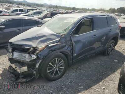 2018 Toyota HIGHLANDER SE, синий — VIN 5TDKZRFH8JS275243, Copart