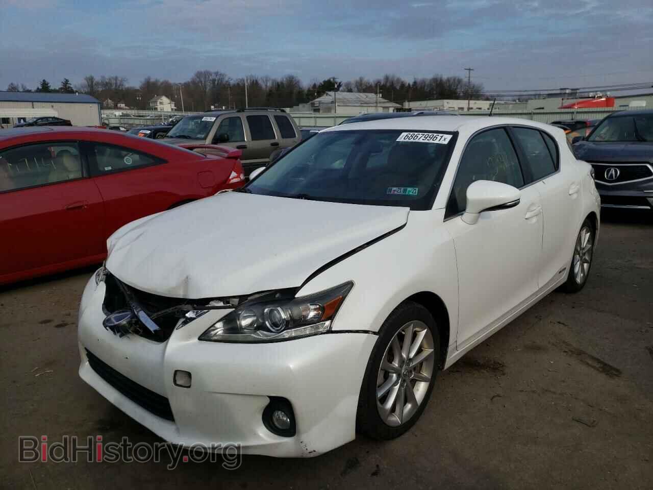 2012 LEXUS CT 200 - VIN: JTHKD5BH4C2053482 - Фото 2