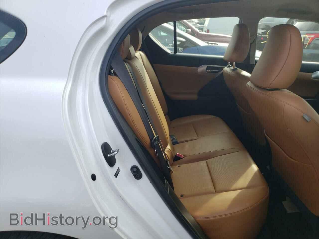 2012 LEXUS CT 200 - VIN: JTHKD5BH4C2053482 - Фото 6