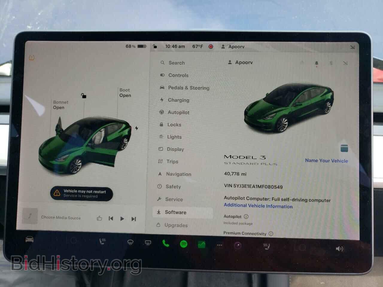 2021 TESLA MODEL 3 - VIN: 5YJ3E1EA1MF080549 - Фото 9