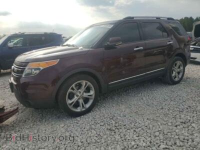 2011 Ford EXPLORER Limited, maroon — VIN 1FMHK7F89BGA57953, Copart