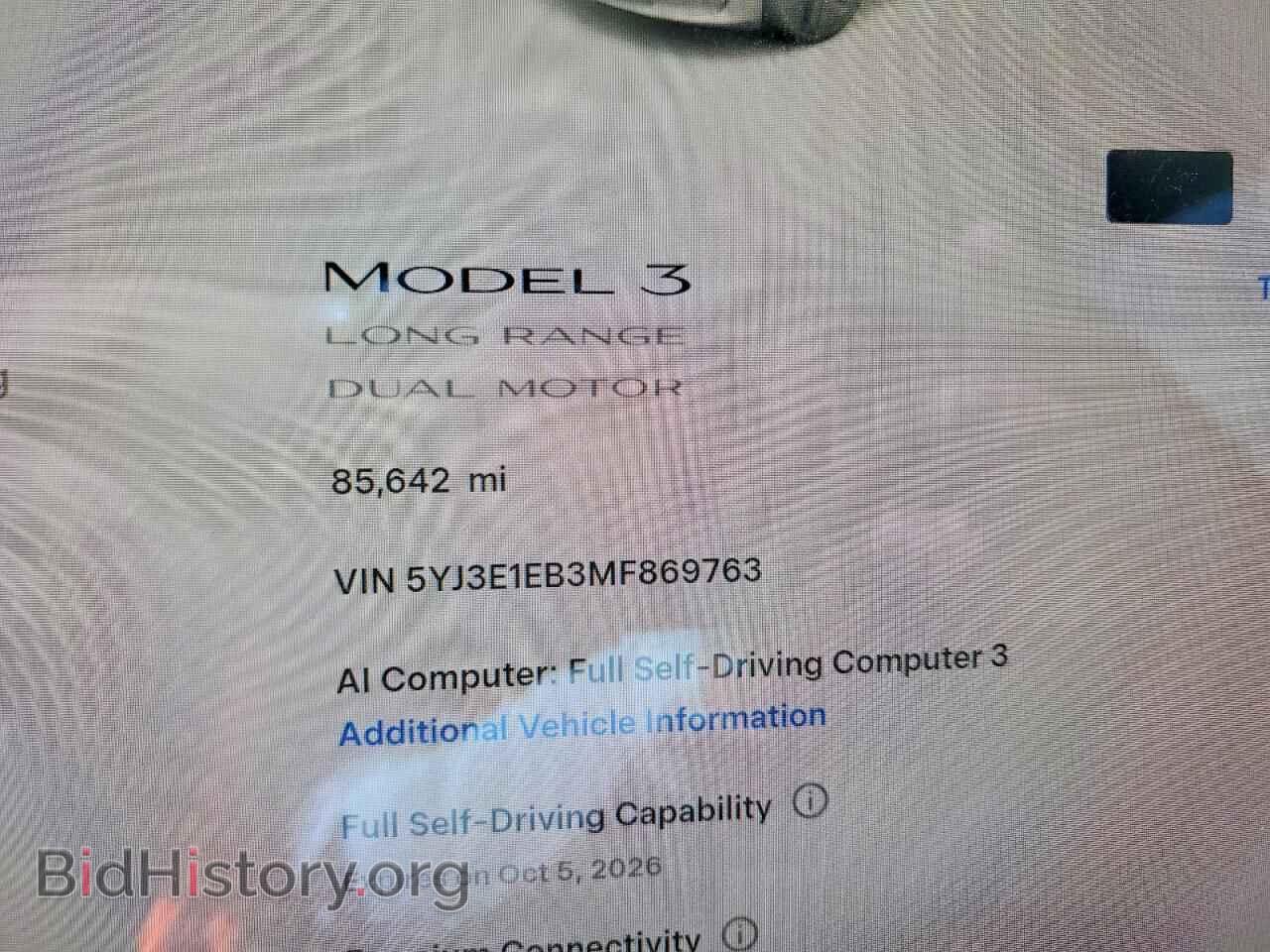2021 TESLA MODEL 3 - VIN: 5YJ3E1EB3MF869763 - Photo 9