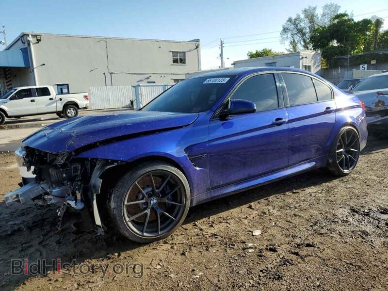 2018 BMW M3 (VIN WBS8M9C5XJ5L00001) — photo 1 of 13, Copart, damage: front end