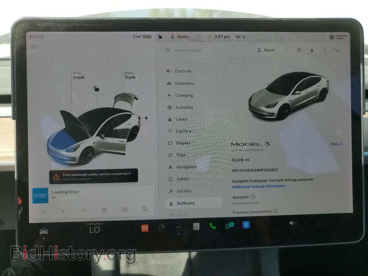 2021 TESLA MODEL 3 - VIN: 5YJ3E1EA9MF029607 - Photo 9