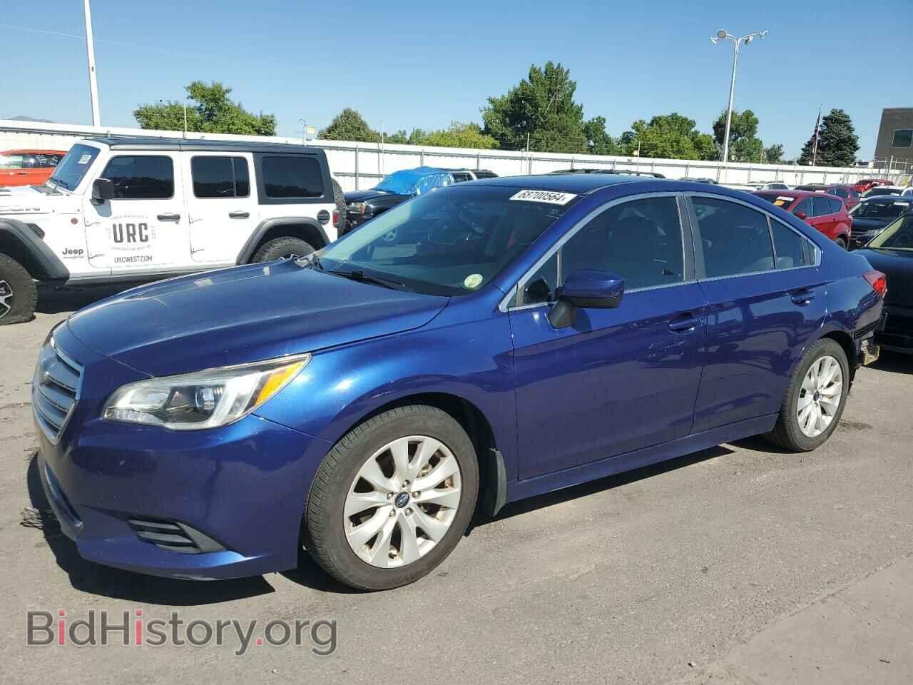 Фотография 4S3BNBC64G3011498 - SUBARU LEGACY 2016