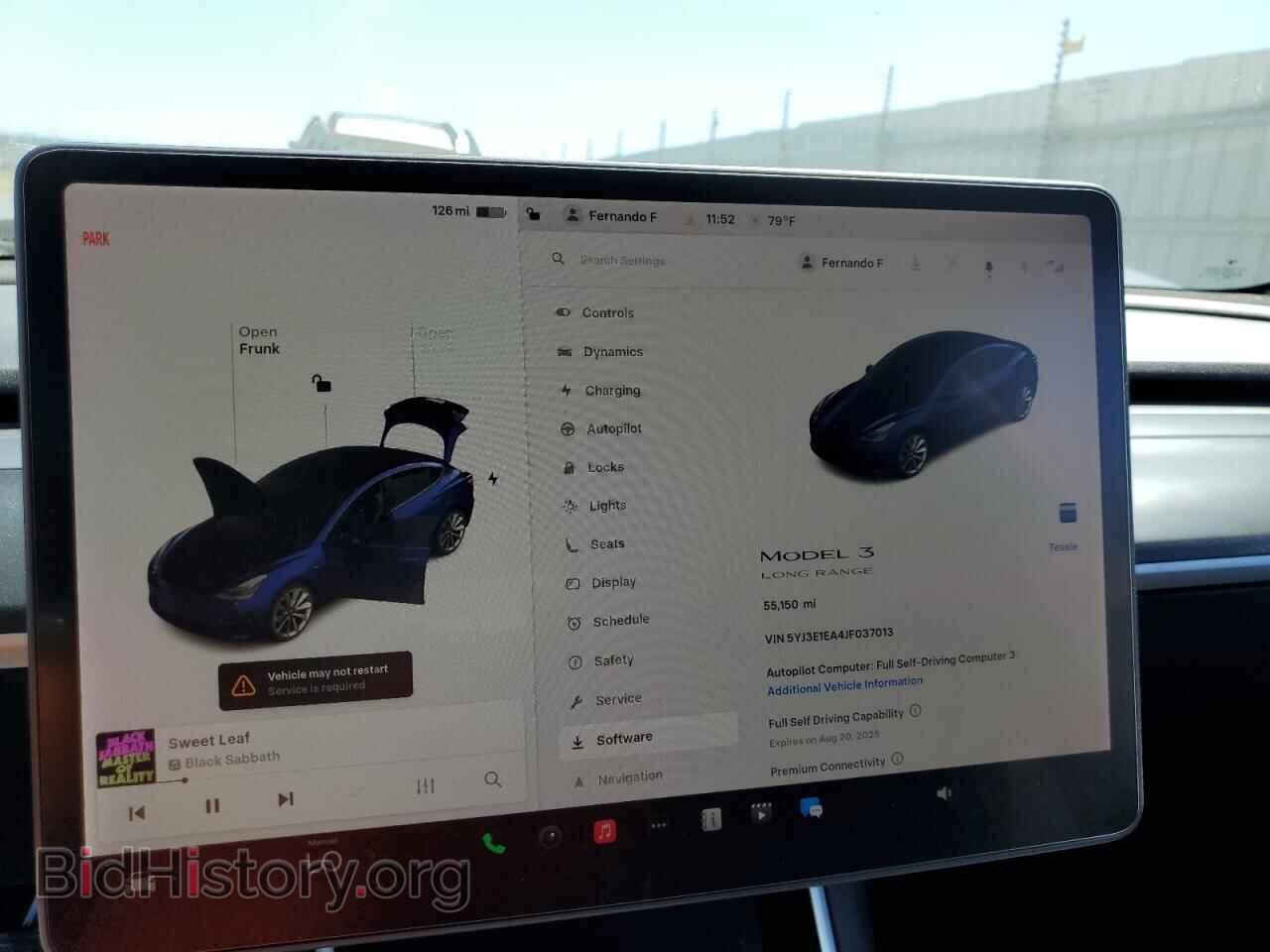 2018 TESLA MODEL 3 - VIN: 5YJ3E1EA4JF037013 - Фото 9