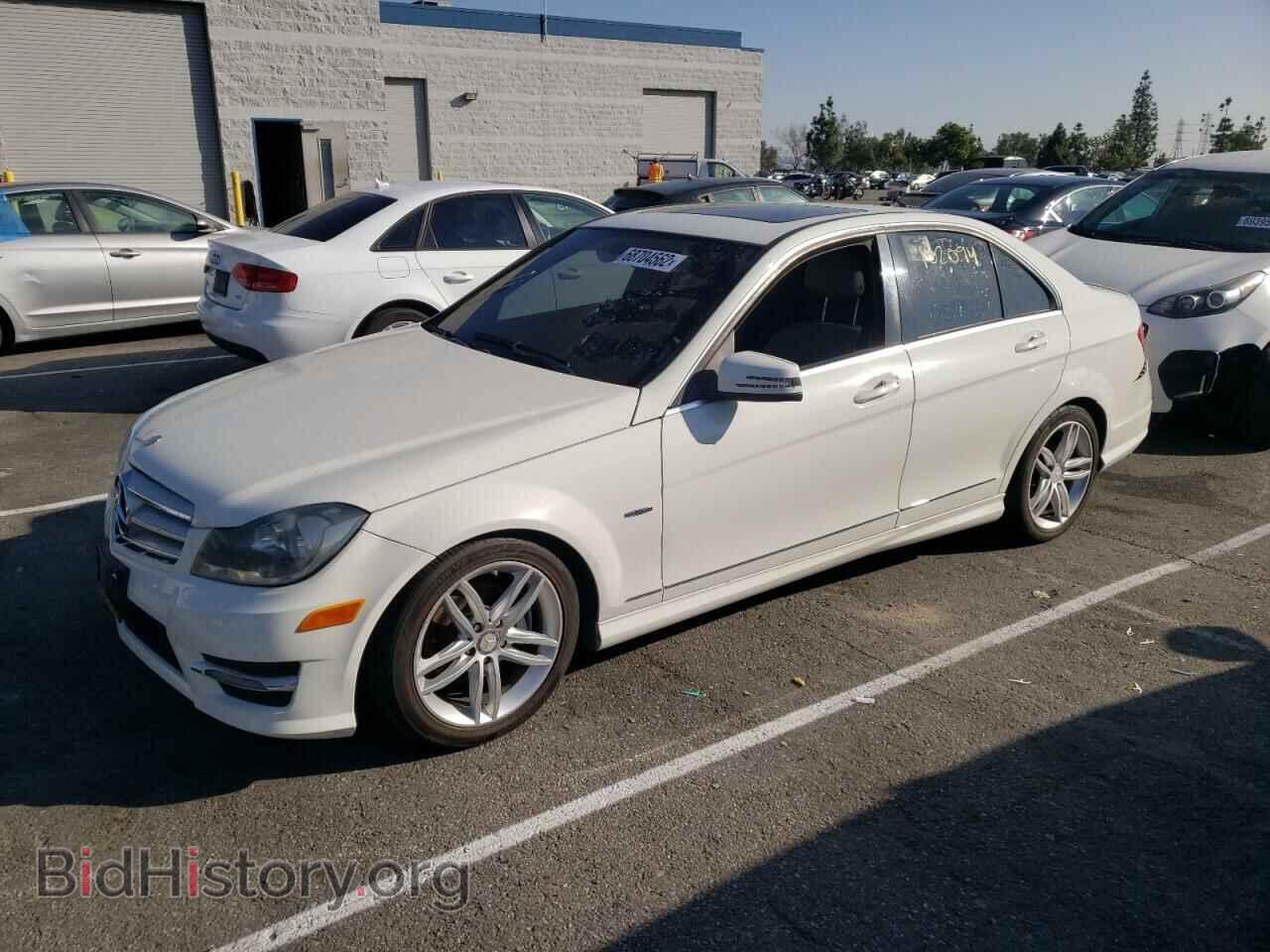 Фотография WDDGF4HB2CR219607 - MERCEDES-BENZ C-CLASS 2012